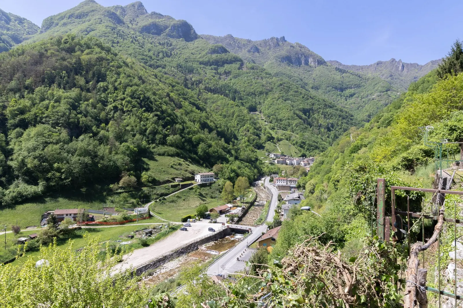 La Valle di Schievenin tra i boschi